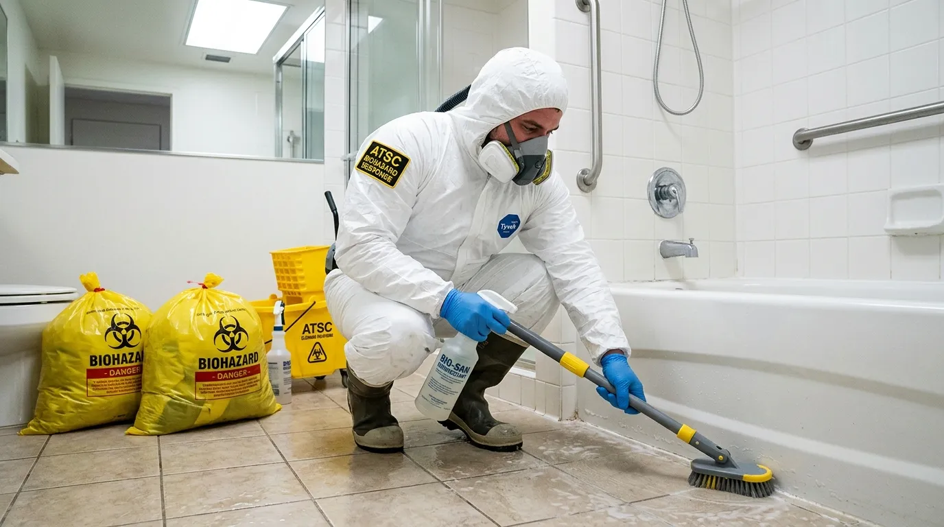 Decontamination equipment deployed for Blood Cleanup in Delafield